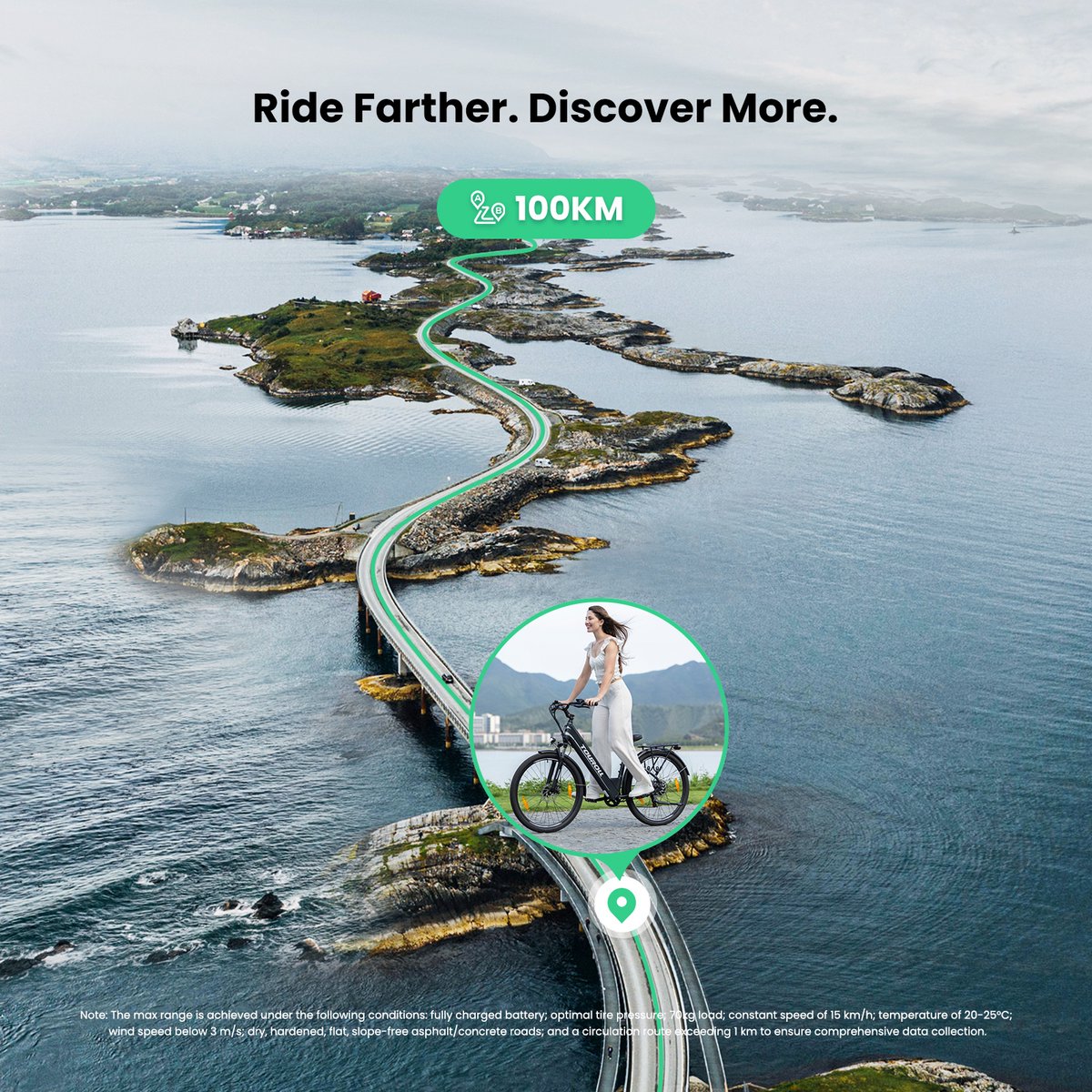 Touroll J1 ST 27,5 inch Trekking Bike met 250W Motor, 36V 15.6Ah Batterij, Max 100km Bereik, 1.8" LCD Display Shimano 7-Speed Schijfrem