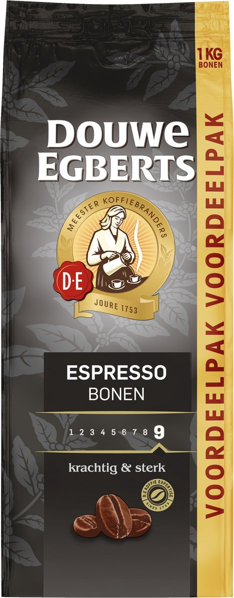 Douwe Egberts Espresso Koffiebonen - 8 x 1KG