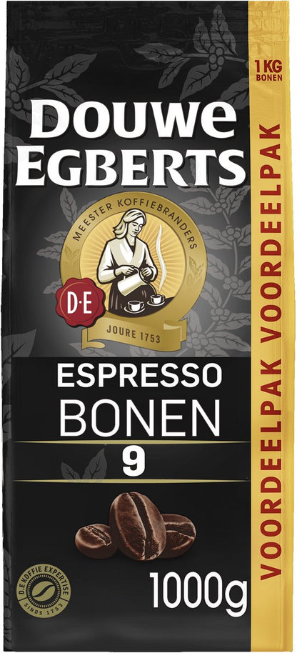 Douwe Egberts Espresso Koffiebonen - 8 x 1KG